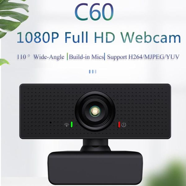 

webcams widescreen video work home accessories 2mp 1080p hd usb web camera stream online teaching computer pc mic webcam