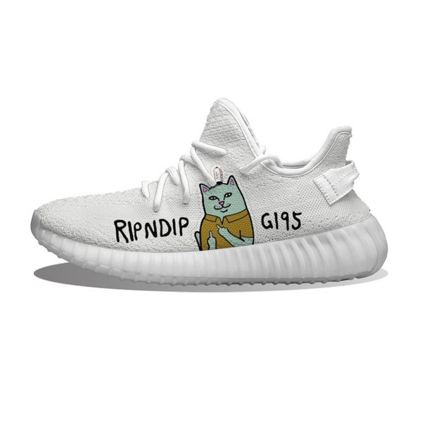 

diy custom teal middle finger cat running shoes mh printed mens womens trainers outdoor sports sneakers ofeq