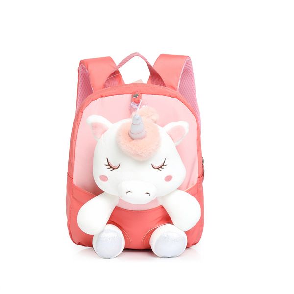 Mini cartoni animati Bambini peluche Borsa Unicorn Borsa per bambini Scolastica Scolastica Studente Studente Studente Asilo Bambino Simpatico Bambini Scuola Borse per la scuola