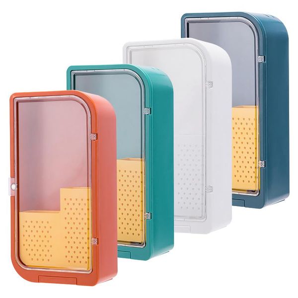 

storage bottles & jars kitchen chopsticks spoon rack multi-function hollow basket wall-mounted knife holder integrated box