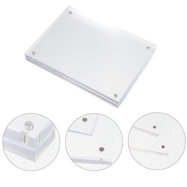 

frames 1pc clear magnetic picture frame multipurpose po for home transparent