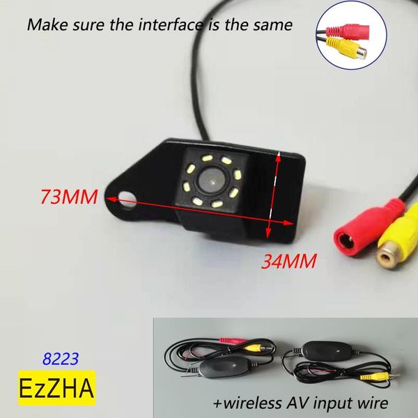 

car rear view cameras& parking sensors 4 led light hd for mitsubishi asx 2011 2012 2013 2014 2021 dedicated reverse camera dynamic trajector