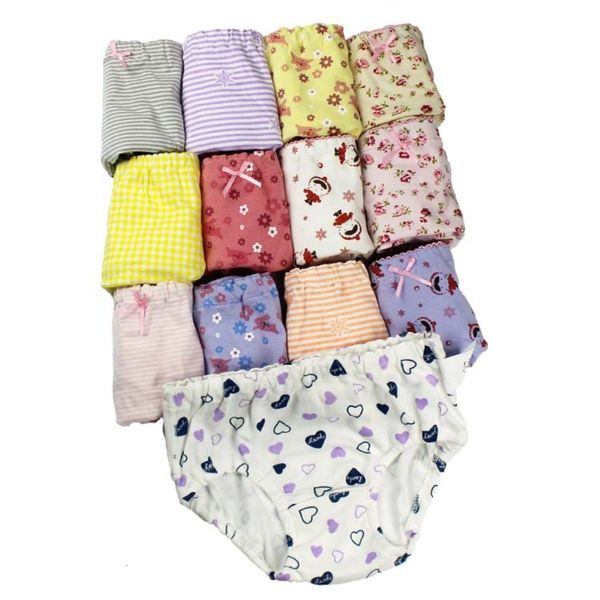 

autumn and winter cotton girl's triangle underwear children's cartoon reactive printing, Camo