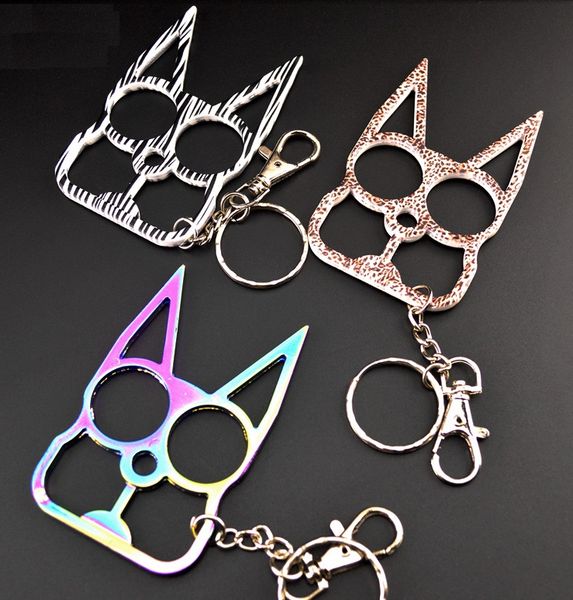 

women self defense keychain key ring cute cat key chain multifunctional keychain with bottle opener screwdriver outdoor edc tool fashion car