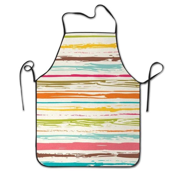 

apron with pockets,aprons bulk,aprons unisex,ideal for kitchen,garden-horizontal stripes hand drawn abstract arrangement aprons