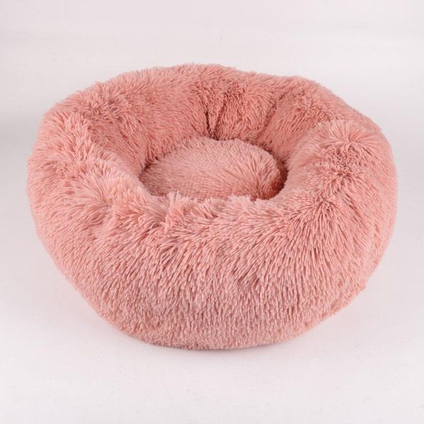 

pet bed donut cat dog plush kennels for small animals & pens