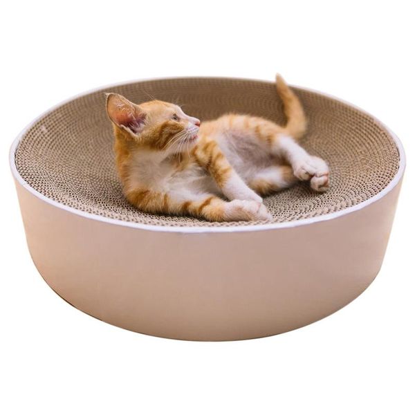 

cat toys bowl type catnip scratch board nail scraper mat bed toy cats scratcher corrugated paper kitten pad rest pet supplies