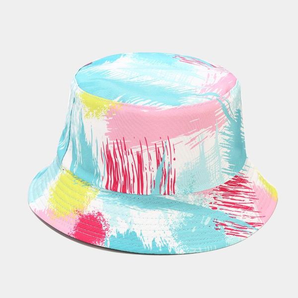 

wide brim hats 2021 fashion trend hip-hop style bucket hat cream match colors sunhat woman and man wholesale, Blue;gray
