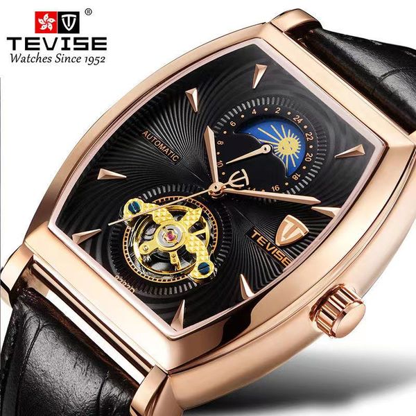 

mens antique watches style live casks wisconsin men's watch the tourbillon stars joker mechanical man business, Slivery;brown