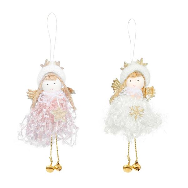 

christmas decorations 2pcs adorable angel hanging decoration lovely mini doll pendant