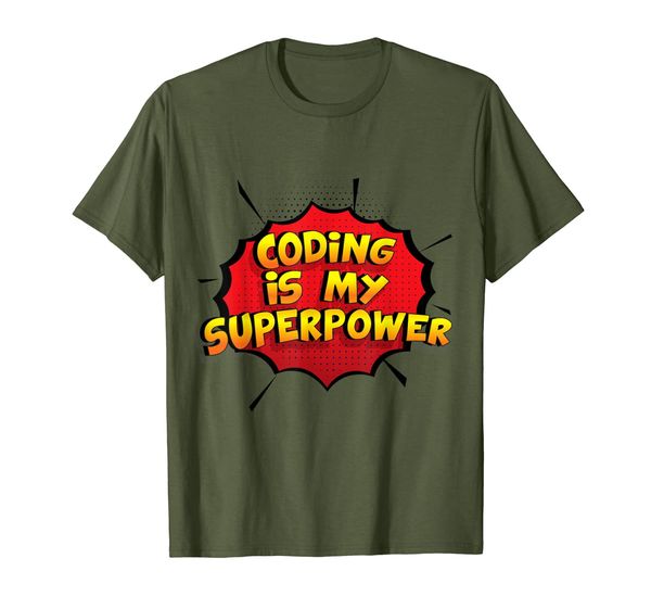 

coding is my superpower funny it programmer shirt, White;black
