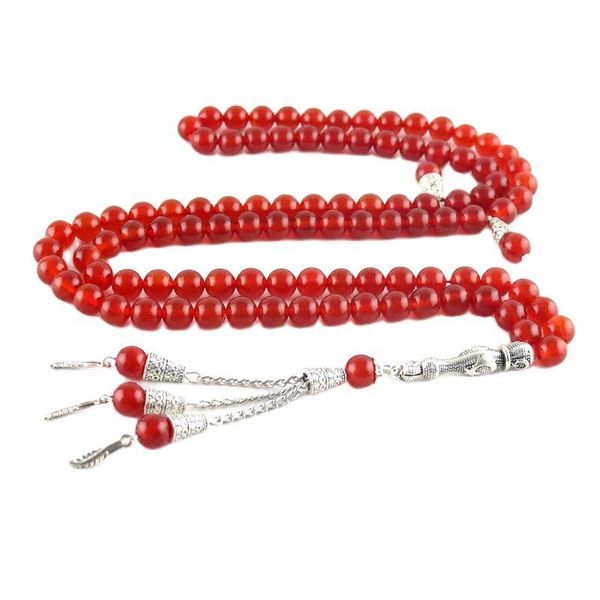 

beaded, strands tasbih natural stone beads red agate round loose onyx design bracelet 8 10 mm from chalcedony for jewelry making, Black