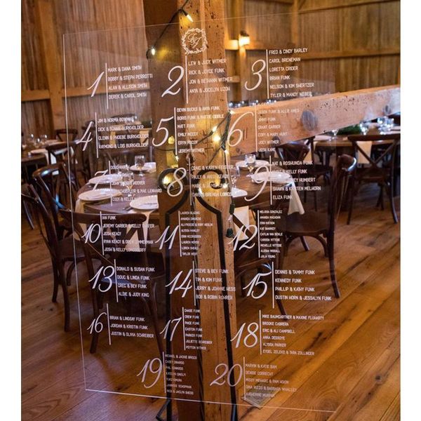 

party decoration personalized acrylic seating chart,wedding chart wedding sign sign,custom decor,guest list