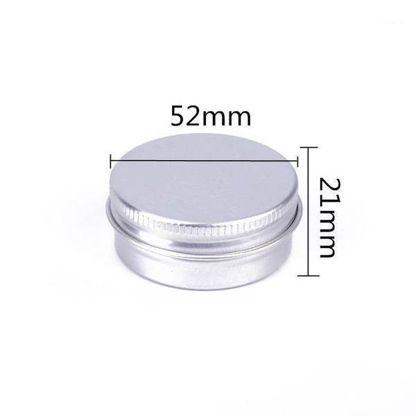 

storage bottles & jars 30g ml aluminum box cream tins wholesale cosmetic containers tea hair wax jewelry pot handmade soap threaded can