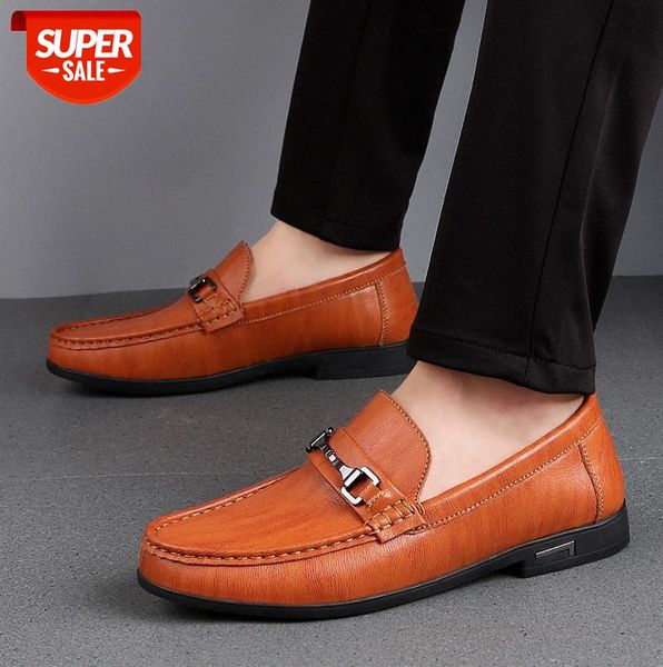 

men's leather shoes casual men low-cut peas all-match #mf8d