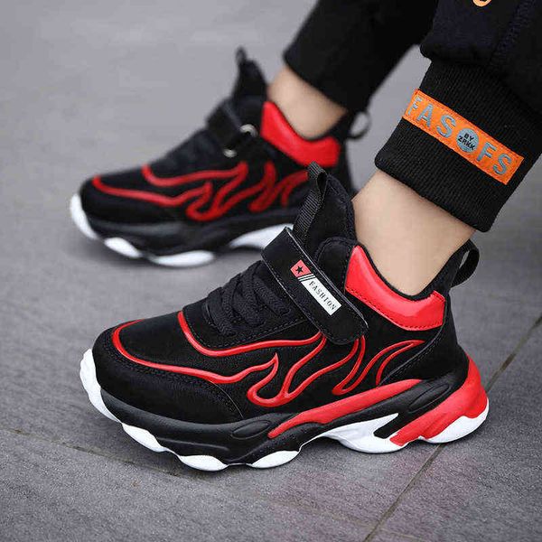 Moda Tasarımcı Ayakkabı Çocuklar için Platformu Sneakers Çocuk Tenis Yürüyor Kızlar Ayakkabı Yumuşak Basketbol Sneakers Boys Hookloop Yeni G1210