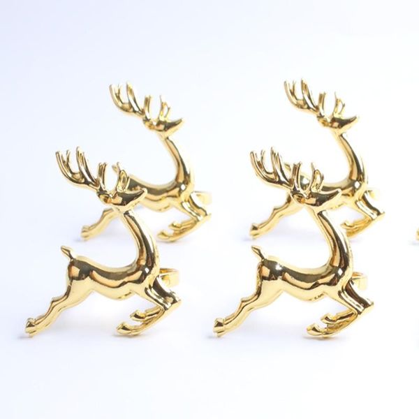 

napkin rings christmas deer style ring napkins buckle wrap serviette holder for wedding banquet party table home decoration