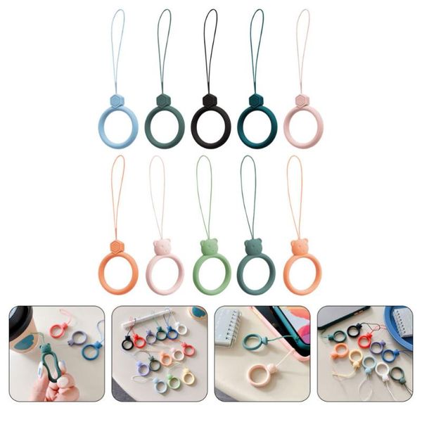 

cell phone mounts & holders 10pcs lanyards for mobile camera keychains ring