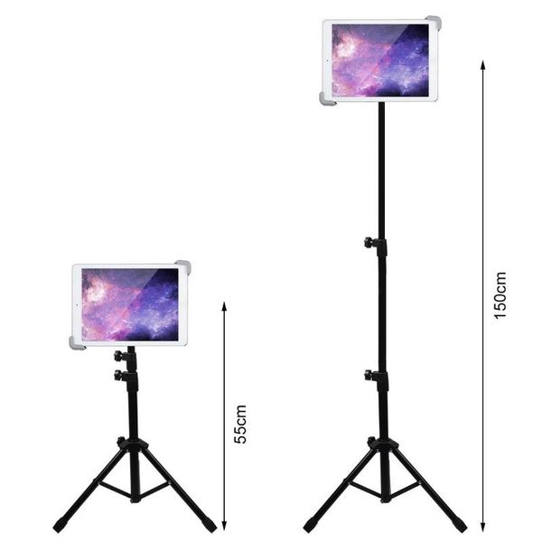 

tripod holder for tablet phone 9-14.5'' black pc stands