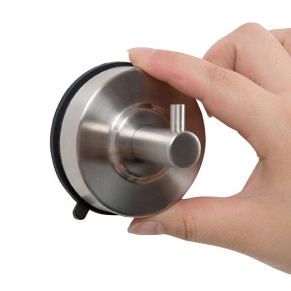 

hooks & rails sucker anti rust stainless steel organizer kitchen bathroom suction cup home decor towels seamless wall hook strong bearing