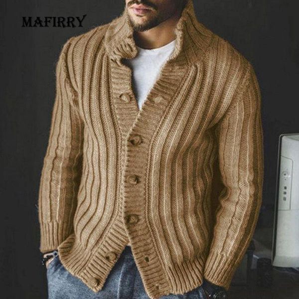 

men's sweaters 2021 winter autumn men solid knitted sweater long sleeve warm buttons jacket coats turn down collar casual cardigan swea, White;black