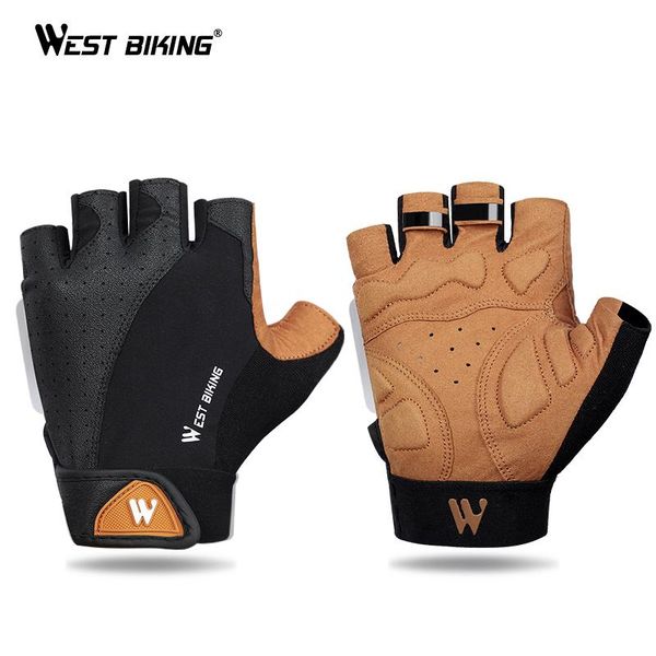 

cycling gloves west biking sports touch screen men women summer bike motorcycle fitness gym mtb road bicycle, Black