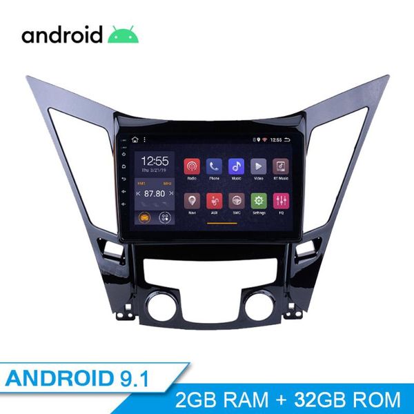 

car video 9" hd android 9.1 radio stereo for 2011 2012 2013 2014 2021 sonata i40 i45 gps navigation wifi swc tpms dvr