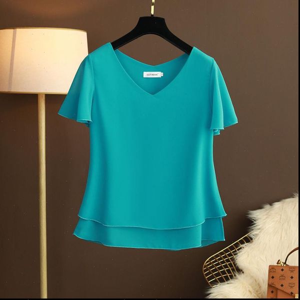 

fashion korea and white womens shirt summer short sleeve loose plus size 6xl