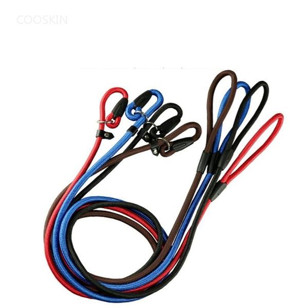 

pet large and medium-sized leash dog chain nylon rubber band collars & leashes