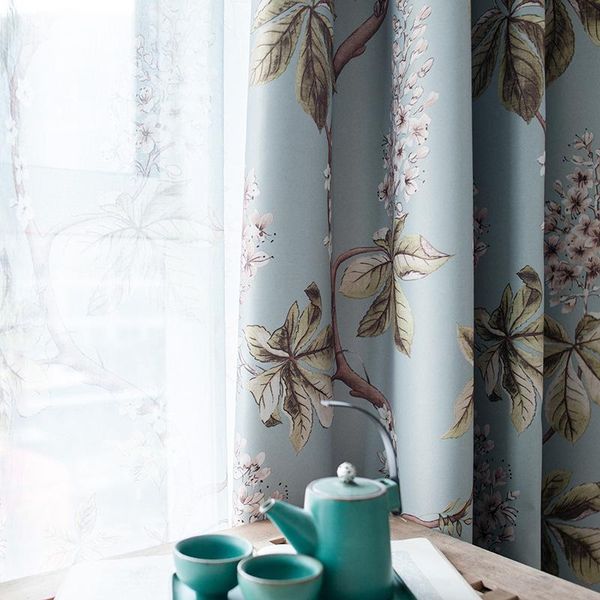 

curtain & drapes [fluttering flowers] curtains for living room bedroom modern minimalist fresh style fabric