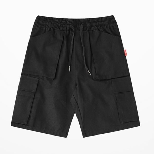 

summer men khaki shorts loose summer casual five pants men trend hip hop big pants trousers men beach pants green, White;black