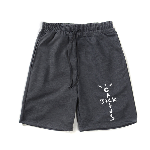 

men's shorts cactus jack mÃ¤nner fashion street 2021 summer breathable sports casual fitness mÃ¤nnlichen pants, White;black