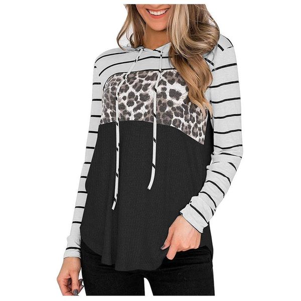 

women's t-shirt fashion tie-dye hooded loose casual women sweatshirt 2021 vintage autumn print pullover, White