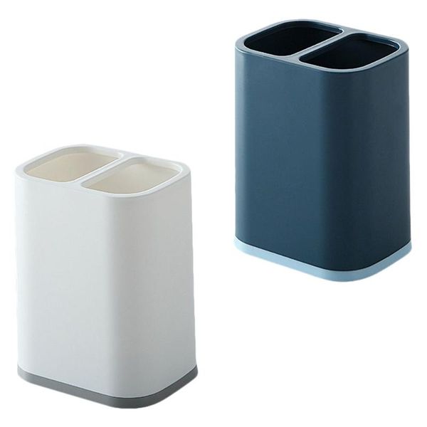 

storage bottles & jars 2pcs household chopstick rack kitchen draining (blue white)