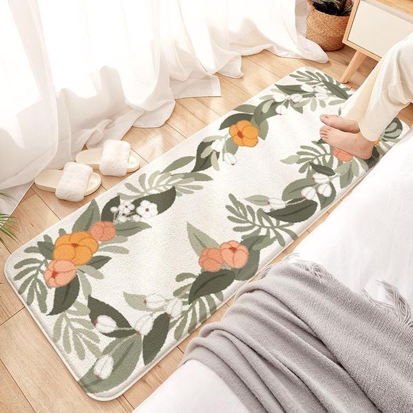 

carpets flocking kitchen mat home entrance doormat hallway bedroom living room decoration floor carpet balcony bathroom anti-slip rug