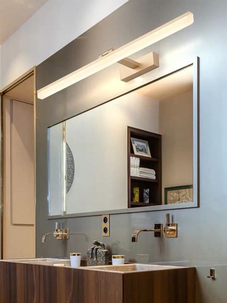 

wall lamp led waterproof aluminum plastic 40 60 80 100cm bedroom bathroom makeup and dressing daily lighting
