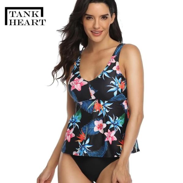 

print two pieces swimsuit plus size swimwear women bathing suit tankini swimsuits swimming swim clothing beach wear one-piece suits