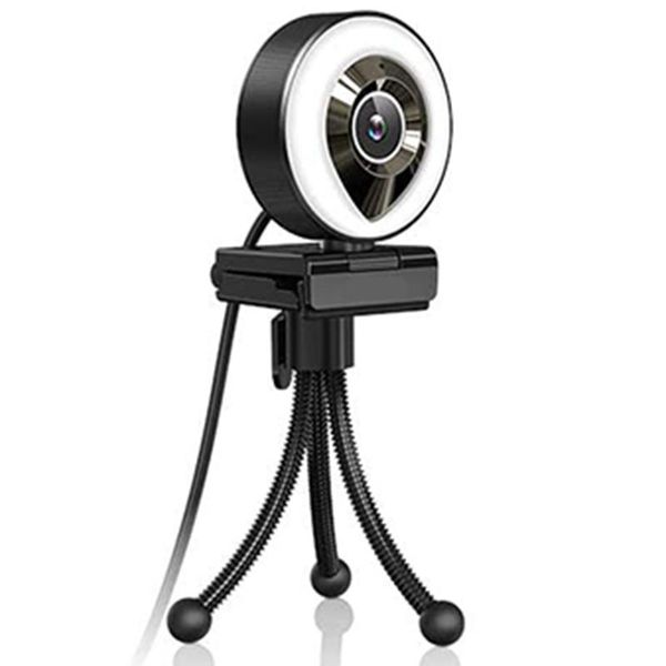 

webcams streaming webcam with dual microphone 1080p adjustable right light pro web camera advanced auto-focus tripod zoom