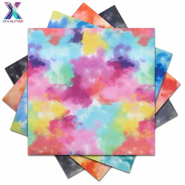 

window stickers xfx htv rainbow 4 sheets 10x12 inch tie dye iron on for t-shirt fabric reflective clouds watercolor transfer
