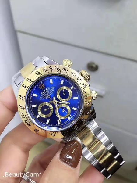 

sell like cakes genuine men's watch fashion business casual student couple waterproof stainless steel sports calendar gift, Slivery;brown