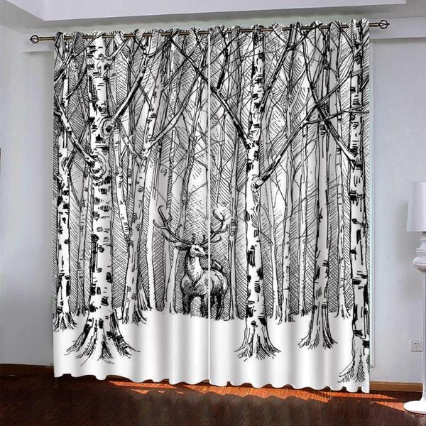 

curtain & drapes black forest curtains customized 3d window balcony thickened windshield blackout