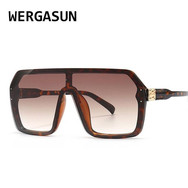 

sunglasses wergasun vintage oversize square big frame sun glasses female shades coulos, White;black