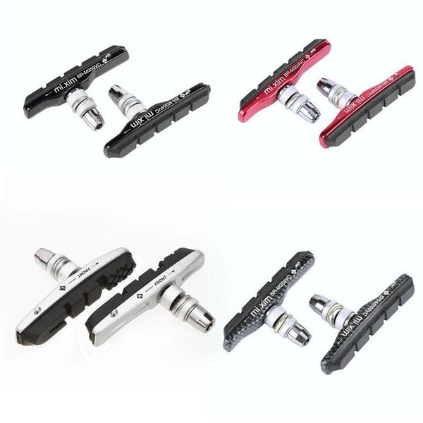 

bike brakes 1 pair mtb road v brake pads rubber bicycle holder blocks shoes