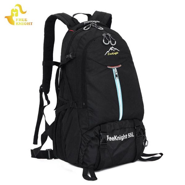 

knight 55 l outdoor sports bag hiking backpacks waterproof travel backpack climbing fish for men women bags