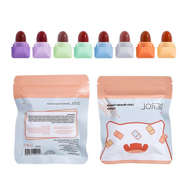 

8pcs/pack matte candy glossy lip gloss no fading lipgloss velet moisturizing exquisite enhances lips tint lady lipstick