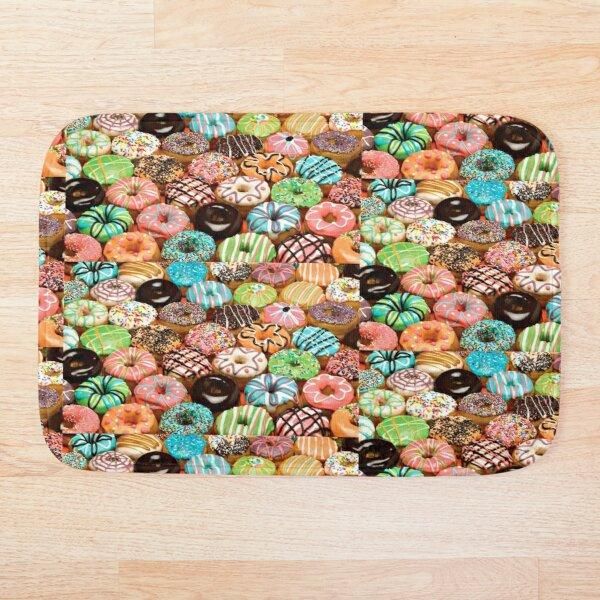 

bath mats donuts mat black and white geometric bathroom door non-slip rug kitchen anti-slip floor