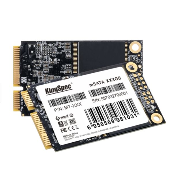 Discos de estado sólido interno de mineração de velocidade rápida Kingspec SSD 512GB MSATA-SSD para laptop