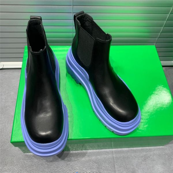 

man women designer boots knee ankle half boot colored soles designers cotton fabric shoes fashion shoe winter fall with box, Black
