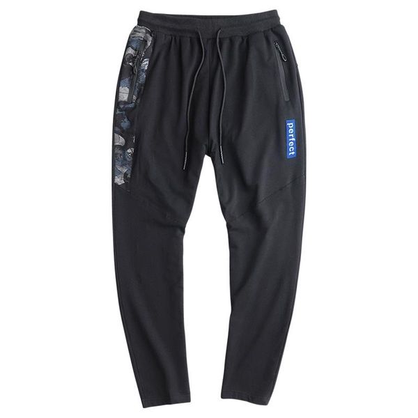 

men's pants oversize men sweatpants good quality clothing casual loose straight thin jogger streetwear big size 9xl, Black