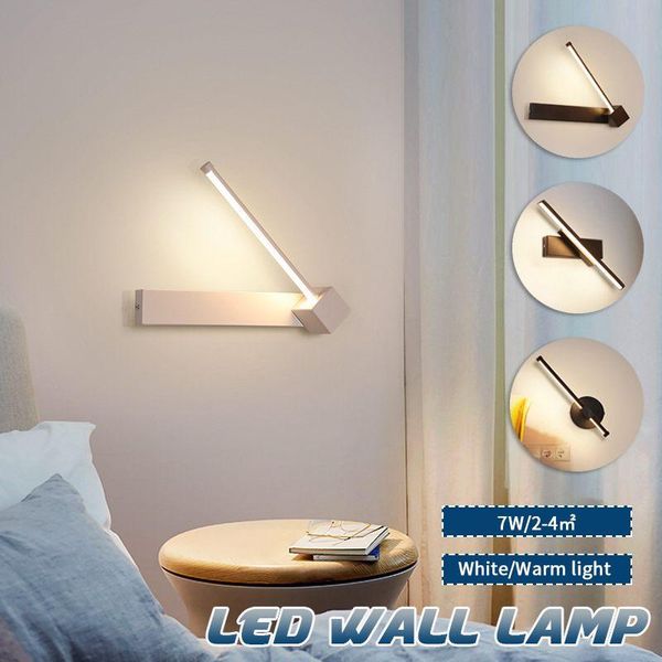 

wall lamps bedroom bedside light rotatable angle indoor led lamp simple fixture porch corridor decor